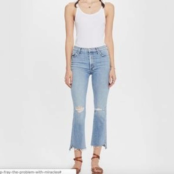 MOTHER Denim - MOTHER Superior Insider Crop Step Fray